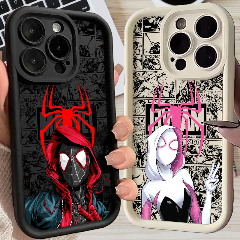 Apple Iphone 15 Pro Max - Spiderman Miles Morales Gwen Marvel Comics