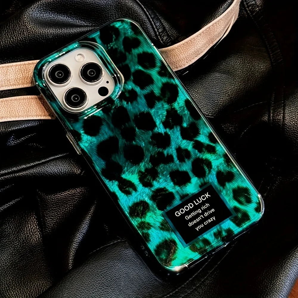 Phone Cases Xs Iphone - Retro Laser Niedliche Leopardenmuster Handyhülle für