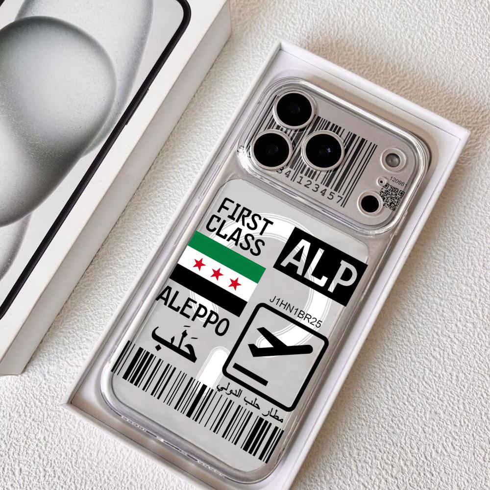 Phone Cases Magsafe - Flugticket Syrien Handyhülle für iPhone 17-12