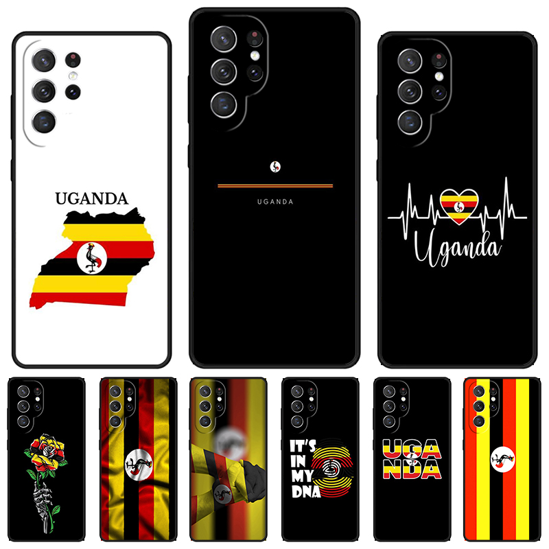 Phone Cases Uganda - Handyhülle mit Uganda-Flagge für Samsung Galaxy