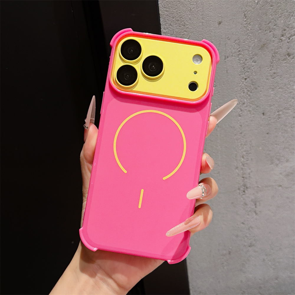 Phone Cases Magsafe - Kontrastfarbene Armor-Handyhülle für iPhone 17 16