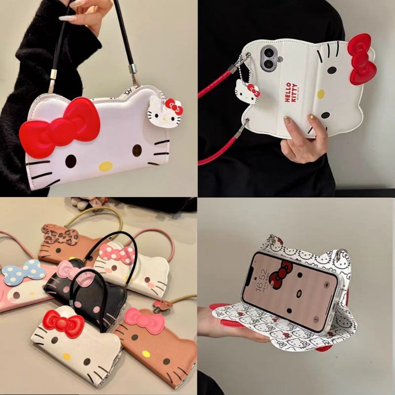 Phone Cases Design Ideas - Kawaii Sanrio Cartoon Flip-Handyhülle für iPhone