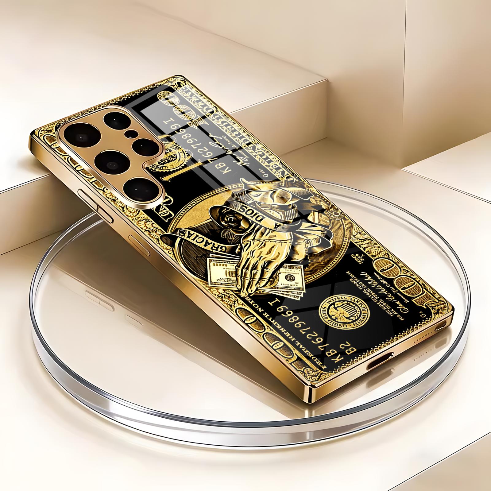 Phone Cases Luxury - Luxuriöse Handyhülle mit Metallischer Textur für