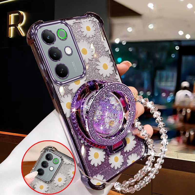 Phone Cases India - 3 Stück (Handyhülle mit weißen Blumen
