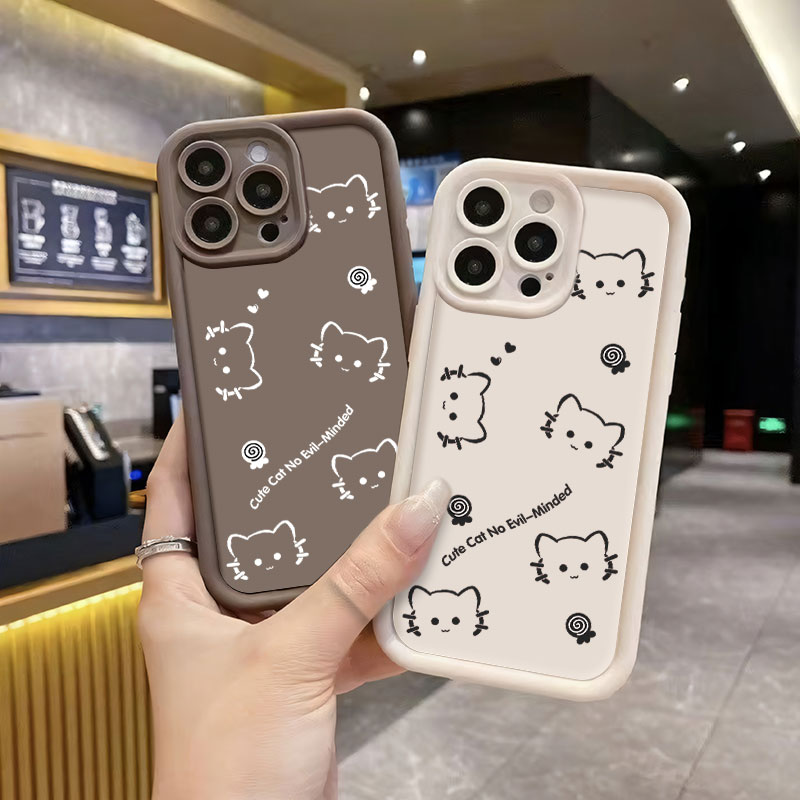 Realme Note 50 - Mode Nette Katze Fall Für Realme