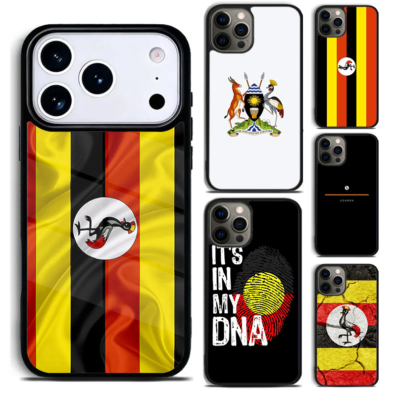 Phone Cases Uganda - Uganda-Flagge Handyhülle für iPhone 17,16e,15,14,13,12,11,Mini,Pro,MAX Weiche