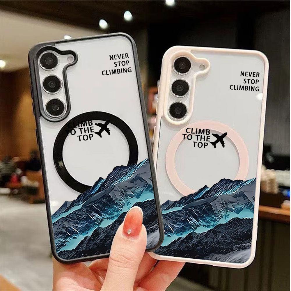 Phone Cases Magsafe - Inspirierende Zitate Magnetische kabellose Ladehülle für