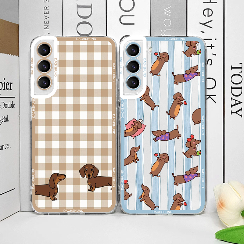 Phone Cases Galaxy S25 - Niedliche Dackel-Handyhülle für Samsung Galaxy S26
