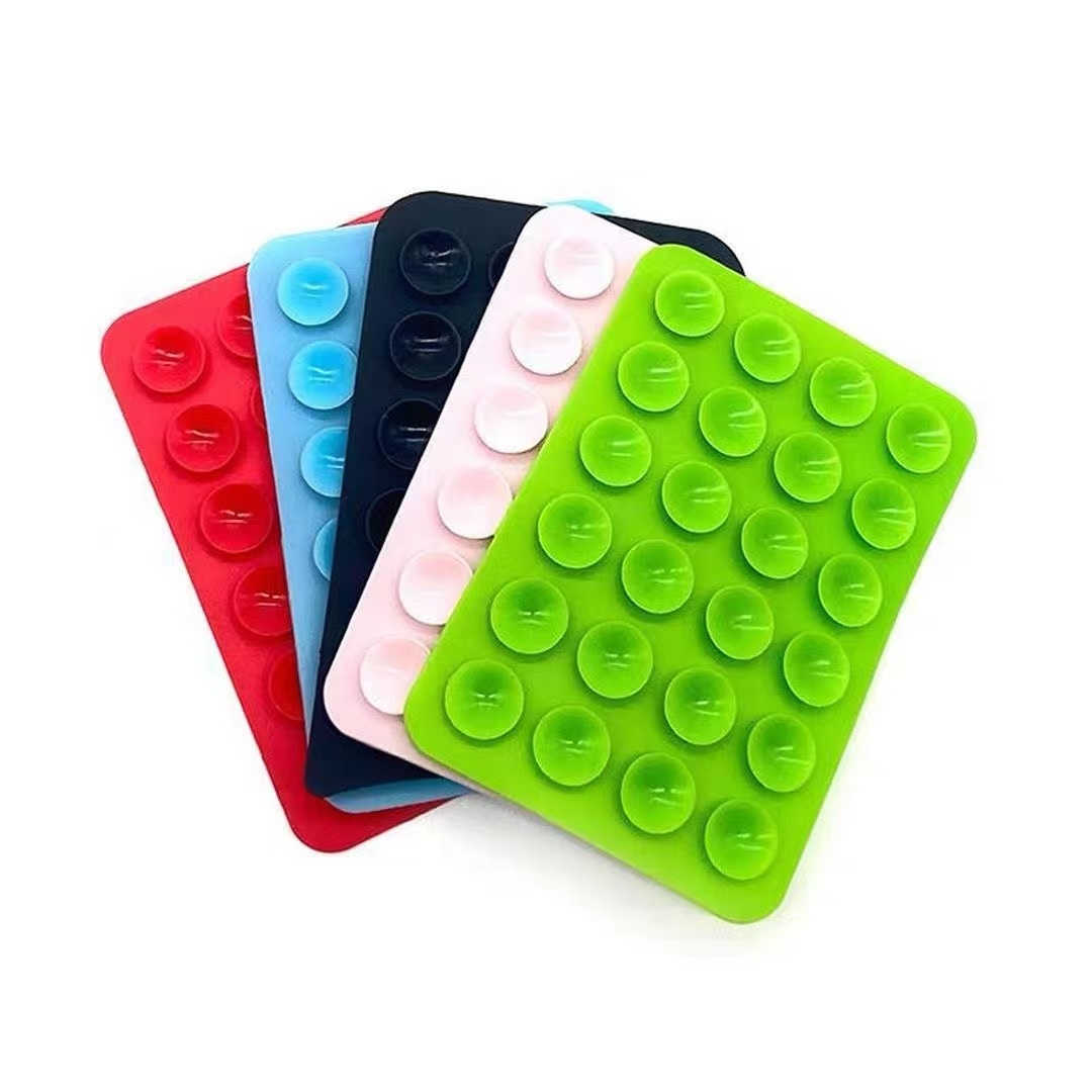 Phone Cases Iphone - Silikon-Saugnapf-Handyhalter, quadratischer, rutschfester Aufkleber für Handyhüllen,