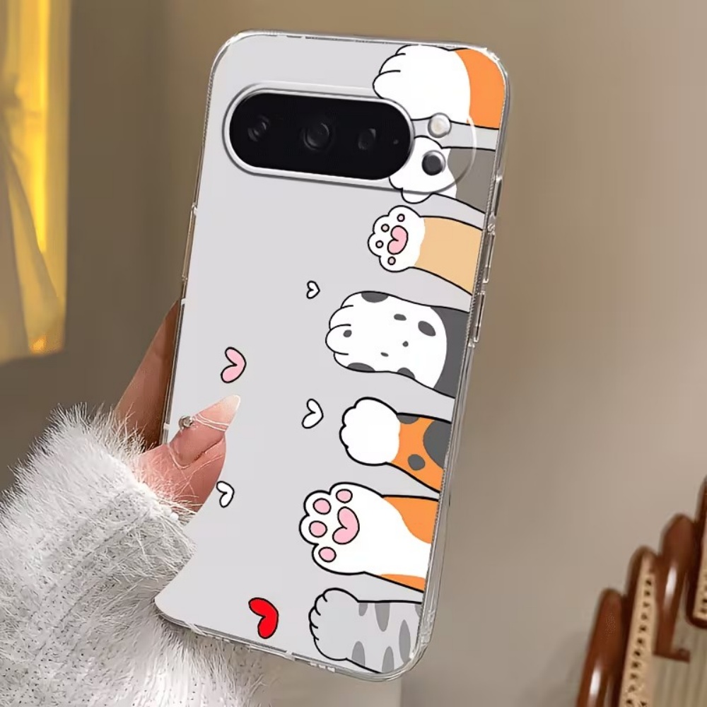 Cartoon-Katzenpfoten-Abdruck K – Phone Cases Pixel 10 Pro Bewertung und Preis