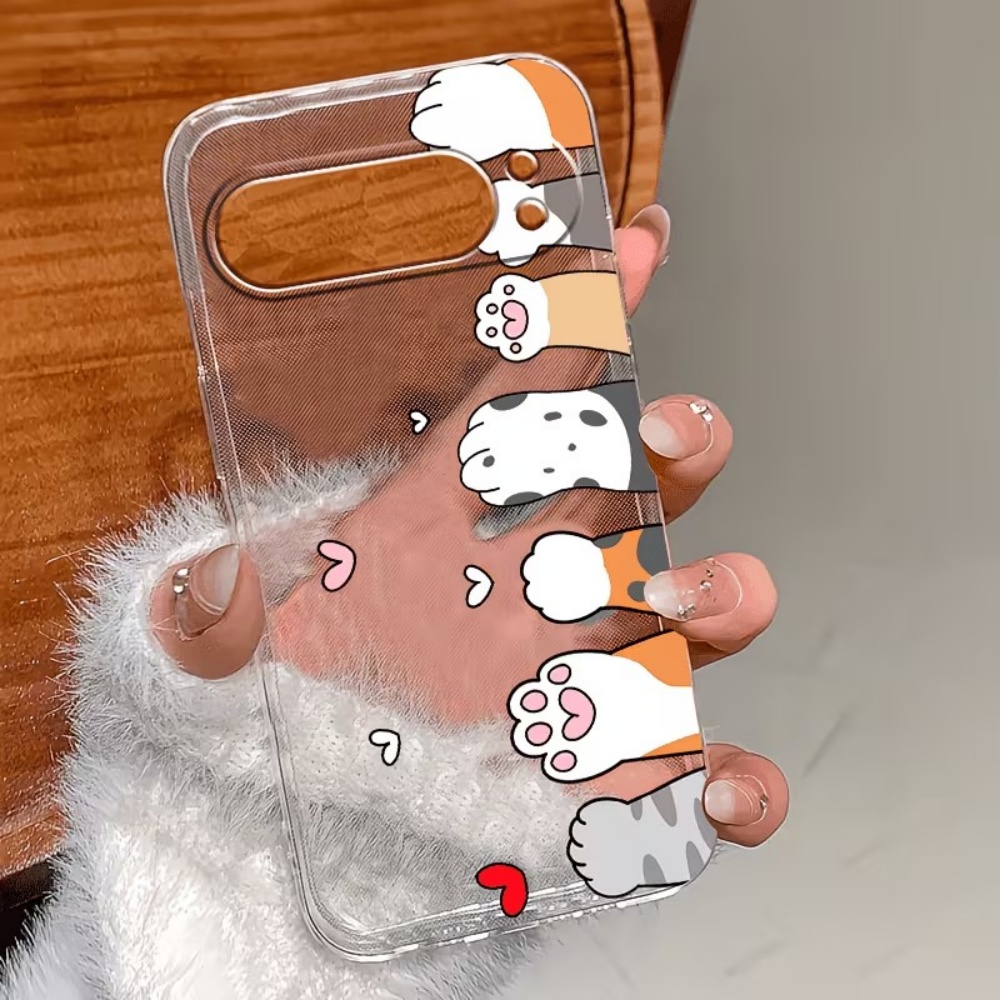 Cartoon-Katzenpfoten-Abdruck K – Phone Cases Pixel 10 Pro Bewertung und Preis