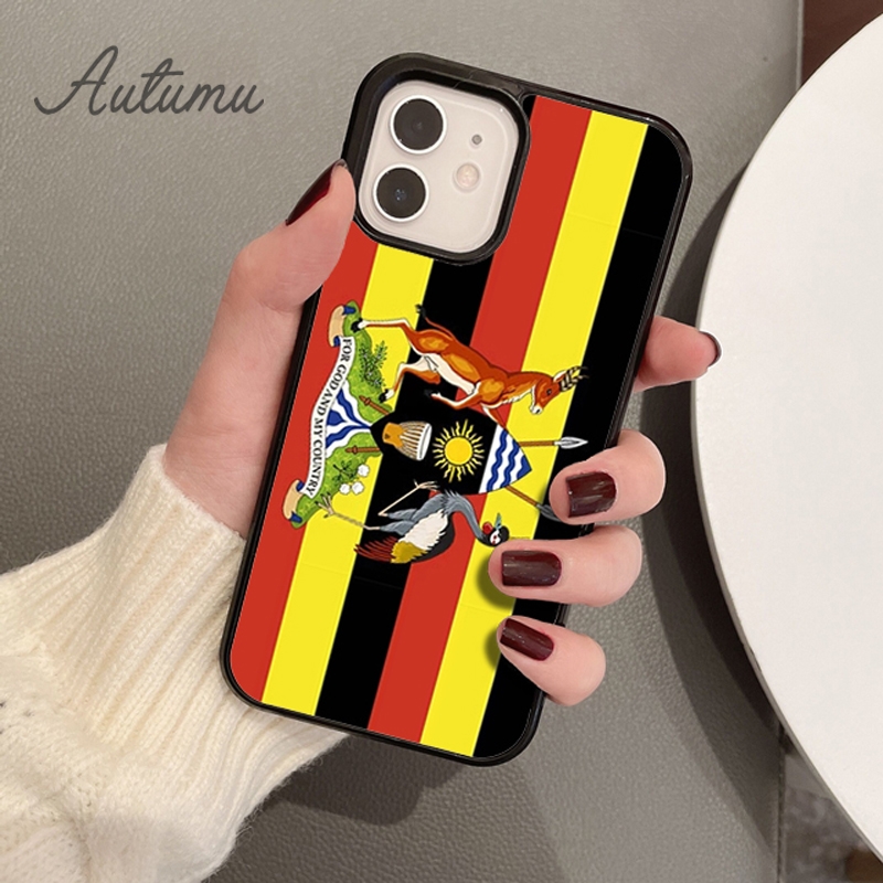 Uganda Nationalflagge Wappen T – Phone Cases Uganda Bewertung und Preis