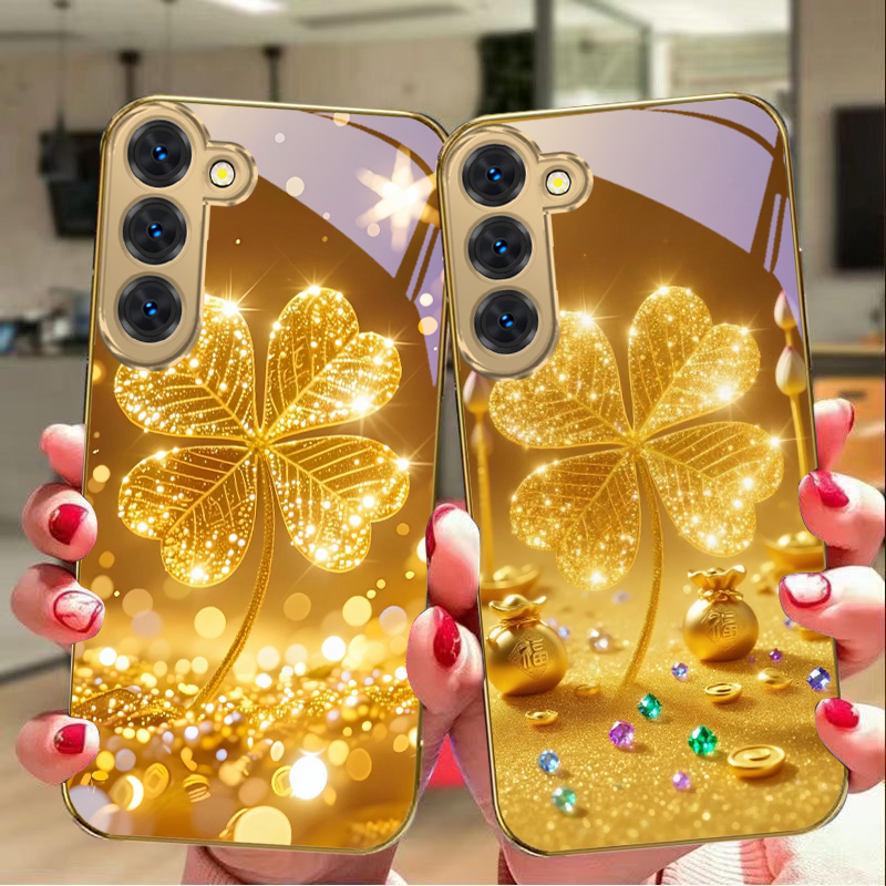 Riesiger goldener Kleeblatt-Ha – Phone Cases Galaxy S26 Ultra Bewertung und Preis