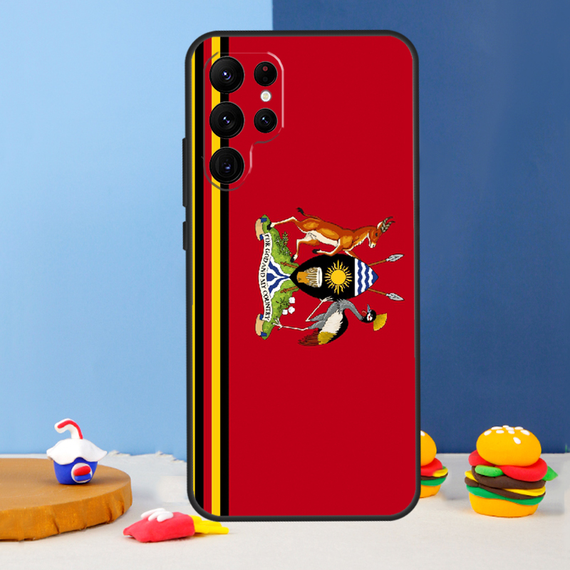 Uganda Flagge Wappen Telefon F – Phone Cases Uganda Bewertung und Preis