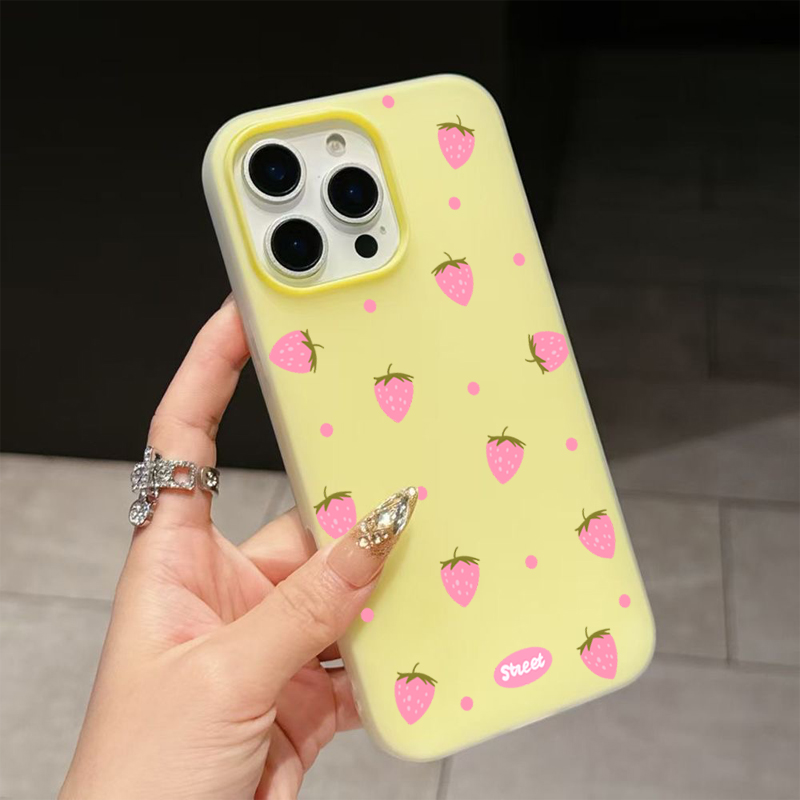 Süße rosa Erdbeer-Muster Handy – Phone Cases Xs Iphone Bewertung und Preis