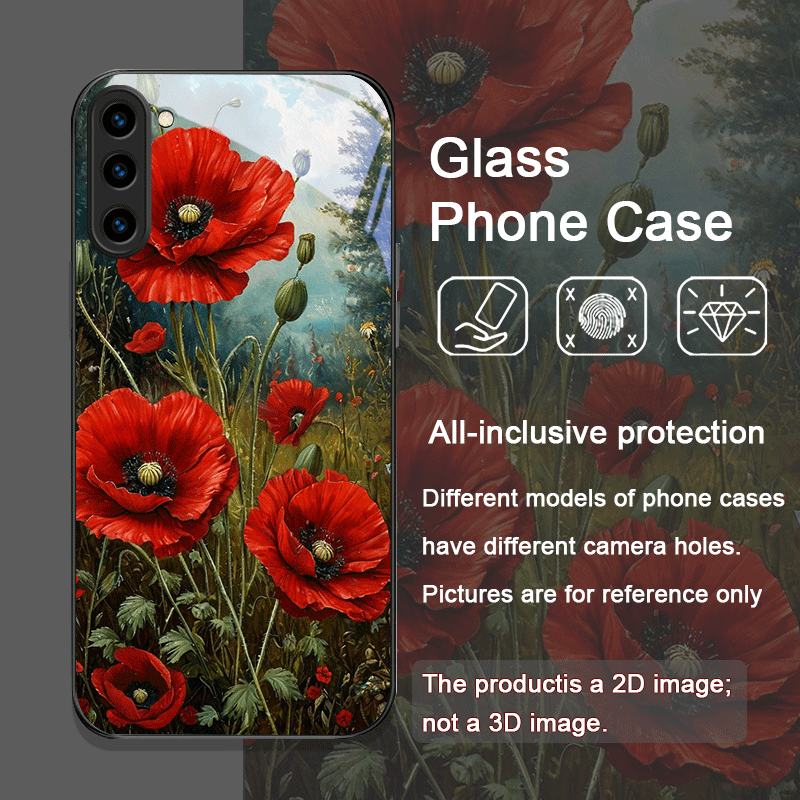 Retro Mohnblumen-Blütenmuster  – Phone Cases Galaxy S25 Bewertung und Preis