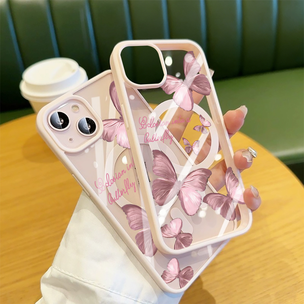 Mehrfarbige Schmetterlings-Han – Phone Cases Magsafe Bewertung und Preis