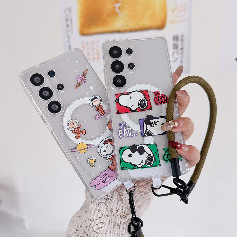 Niedliche Cartoon Snoopy Charl – Phone Cases Magsafe Bewertung und Preis